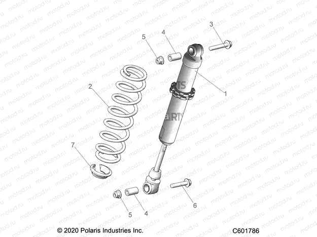 SUSPENSION | SUSPENSION, SHOCK, IFS (7045712) - S23CBA5TSL (C601786)