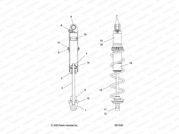 SUSPENSION | SUSPENSION, SHOCK, IFS MONOTUBE - S23TFK8RS (601539)
