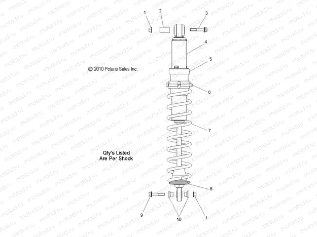 SUSPENSION | SUSPENSION, SHOCK, IFS - S20CFE5BSL (49SNOWSHOCKIFS7043614)