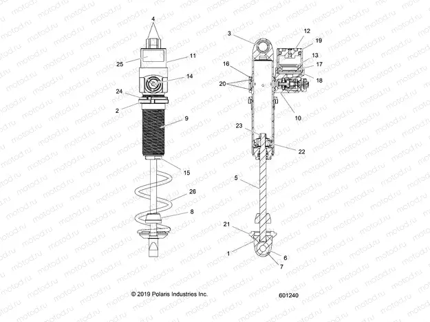 SUSPENSION | SUSPENSION, SHOCK, IFS - S20EFT8R/EFN8R (601240)