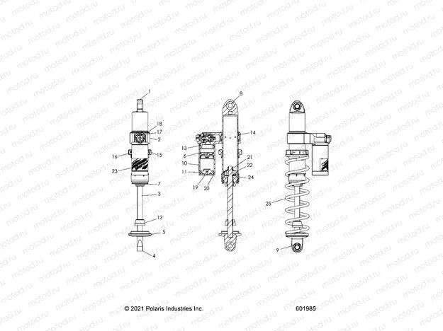 SUSPENSION | SUSPENSION, SHOCK, IFS - S22TKL8RS/8RE ALL OPTIONS (601983)