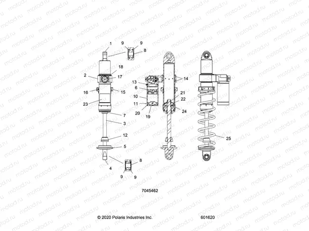 SUSPENSION | SUSPENSION, SHOCK, IFS  - S23TLC8RS/8RE (601620)
