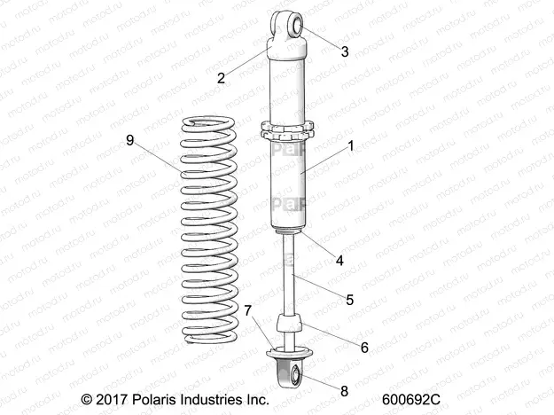 SUSPENSION | SUSPENSION, SHOCK, IFS (SP) - S20FJB8 ALL OPTIONS (600692C)
