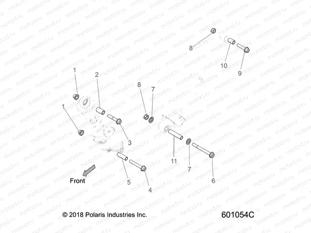 SUSPENSION | SUSPENSION, SHOCK MOUNTING (FT/RT) - S20MDX6JSA/6JEA (601054C)