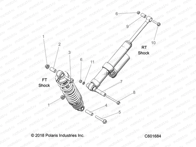 SUSPENSION | SUSPENSION, SHOCK MOUNTING, REAR SUSP. - S22TKL8RS/8RE ALL OPTIONS(C601865)