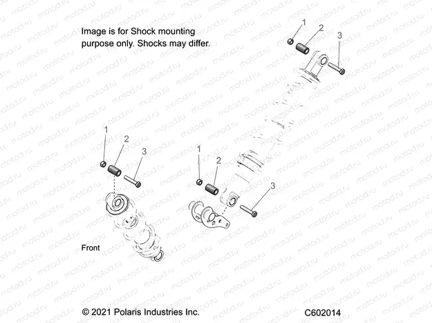 SUSPENSION | SUSPENSION, SHOCK MOUNTING, REAR SUSP. - S23TFK8RS (C602014)
