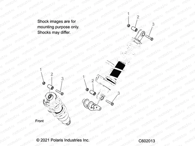 SUSPENSION | SUSPENSION, SHOCK MOUNTING, REAR SUSP. - S23TGW9BS/TGM9BS (C602013)