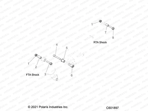 SUSPENSION | SUSPENSION, SHOCK MOUNTING, REAR SUSP. - S23TLT6REL (C601897)
