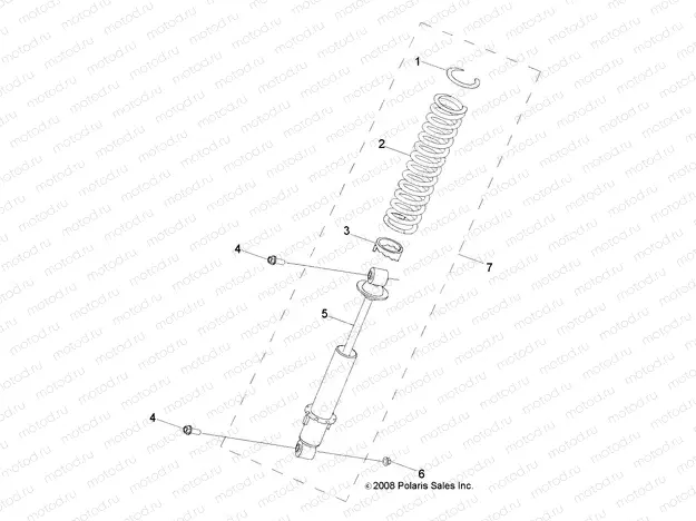 SUSPENSION | SUSPENSION, SHOCK, REAR - R11VA17AA (49RGRSHOCKRR09RZR170)