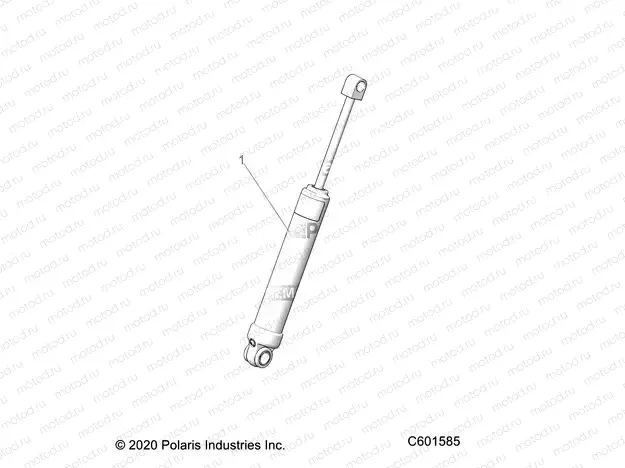 SUSPENSION | SUSPENSION, SHOCK, REAR TRACK - S22TLF6RSL/6REL (C601585)