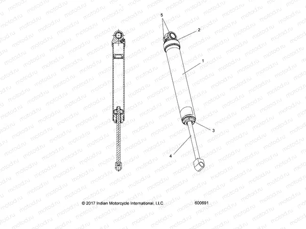 SUSPENSION | SUSPENSION, SHOCK, REAR TRACK (SP) - S20FJB8 ALL OPTIONS (600691C)