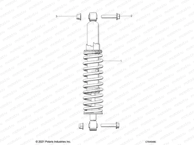 SUSPENSION | SUSPENSION, SHOCK, REAR - Z22HCB18D2 (C7045486)