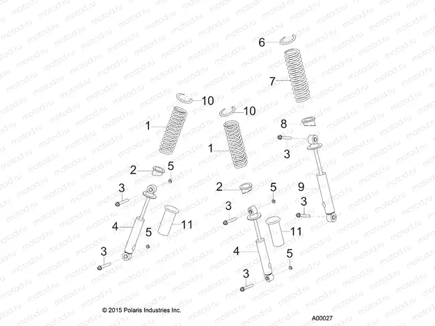 SUSPENSION | SUSPENSION, SHOCKS - A16YAF11AA (A00027)