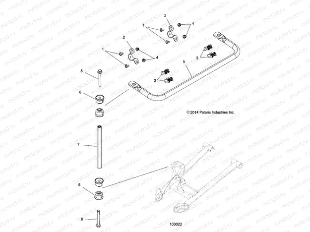 SUSPENSION | SUSPENSION, STABILIZER BAR - A15SXE95AC/AK/AW/L95AM (100022)
