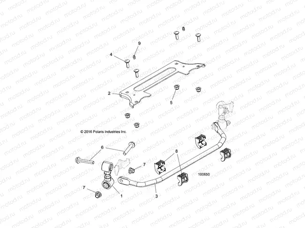 SUSPENSION | SUSPENSION, STABILIZER BAR, FRONT - A18DCE87BB (100650)
