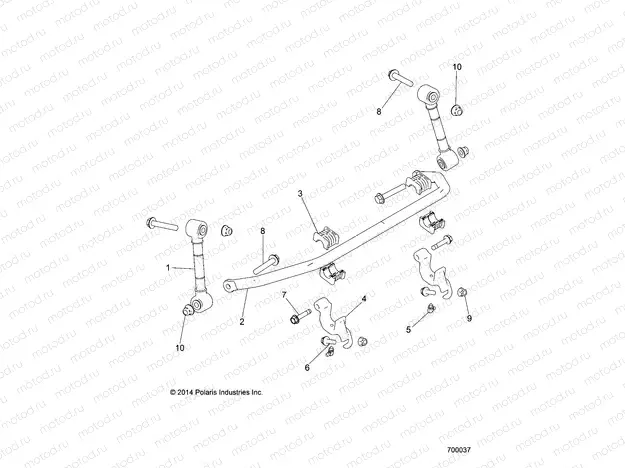 SUSPENSION | SUSPENSION, STABILIZER BAR, FRONT - Z18VFE92NB/NU (700037)