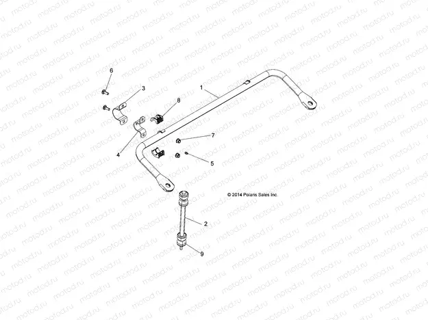 SUSPENSION | SUSPENSION, STABILIZER BAR - R15RMA32FA (49RGRSTABILIZERFRT15325)