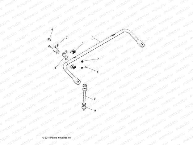 SUSPENSION | SUSPENSION, STABILIZER BAR - R15RMA57FA (49RGRSTABILIZERFRT15570)