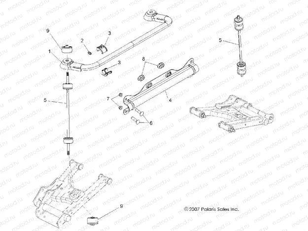 SUSPENSION | SUSPENSION, STABILIZER BAR, REAR - R11VH76/VY76 ALL OPTIONS (49RGRSTABILIZERRR08VISTA)