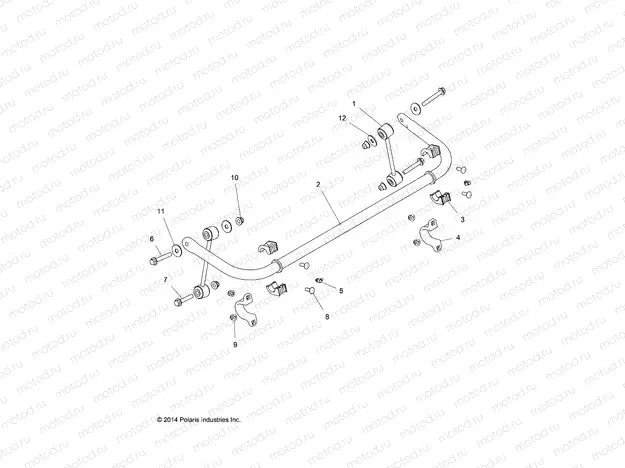 SUSPENSION | SUSPENSION, STABILIZER BAR, REAR - Z15VFE99AT/AV/AP (49RGRSTABILIZERRR1510004)