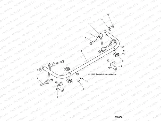 SUSPENSION | SUSPENSION, STABILIZER BAR, REAR - Z18VFE92NB/NU (700474)