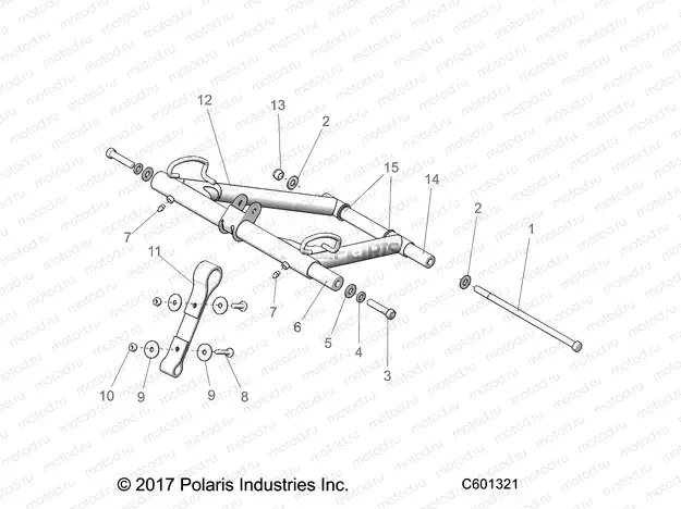 SUSPENSION | SUSPENSION, TORQUE ARM, FRONT - S20CBU5BSA/BSL (C600823)