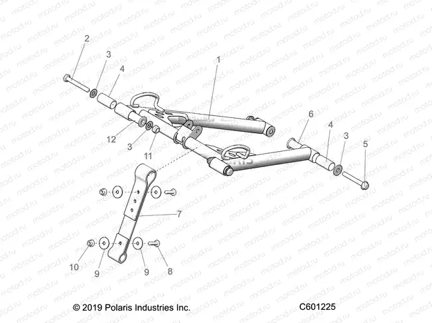 SUSPENSION | SUSPENSION, TORQUE ARM, FRONT - S20EKL6PS (C601225)