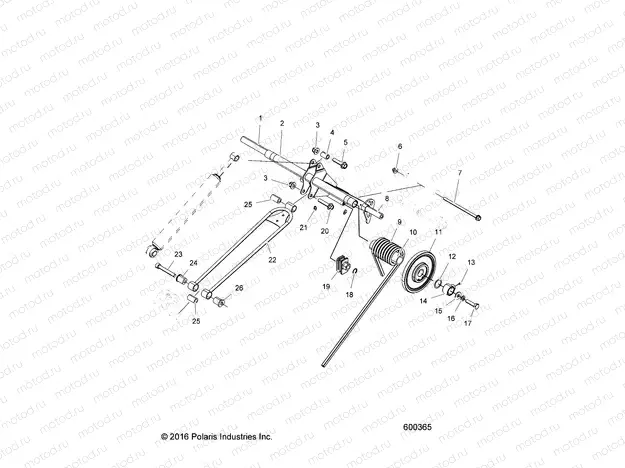SUSPENSION | SUSPENSION, TORQUE ARM, REAR - S20EEF6PSL/PEL (600365)