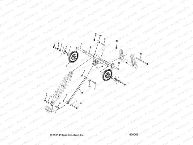 SUSPENSION | SUSPENSION, TORQUE ARM, REAR - S21EGT8R ALL OPTIONS (600069)