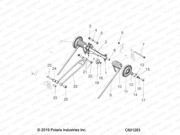 SUSPENSION | SUSPENSION, TORQUE ARM, REAR - S21ELS8RS/8RE ALL OPTIONS (C601283)