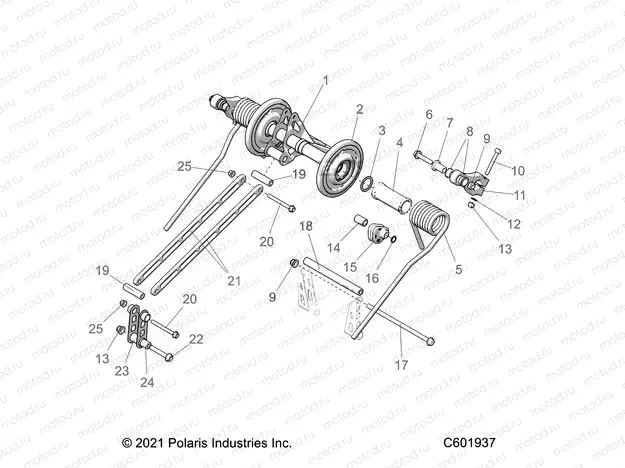 SUSPENSION | SUSPENSION, TORQUE ARM, REAR - S22TKL8RS/8RE ALL OPTIONS (C601937)