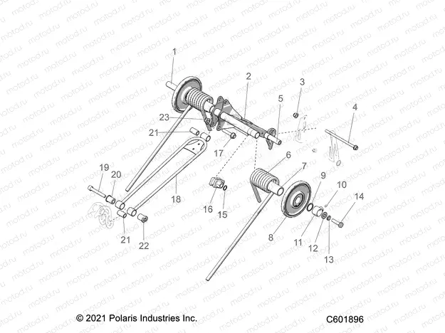 SUSPENSION | SUSPENSION, TORQUE ARM, REAR - S23TLF9FS (C601896)