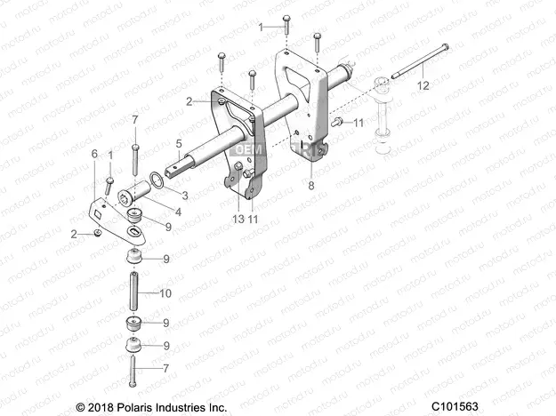 SUSPENSION | SUSPENSION, TORSION BAR - A22SWE57F1/S57C1/C2/C5 (C101563)