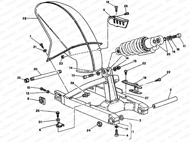 SWING ARM DM 001365-006006 » SWING ARM