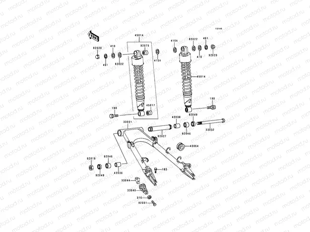 Swingarm/Shock Absorber