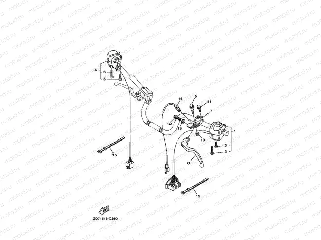 SWITCH & LEVER FOR DISK BRAKE