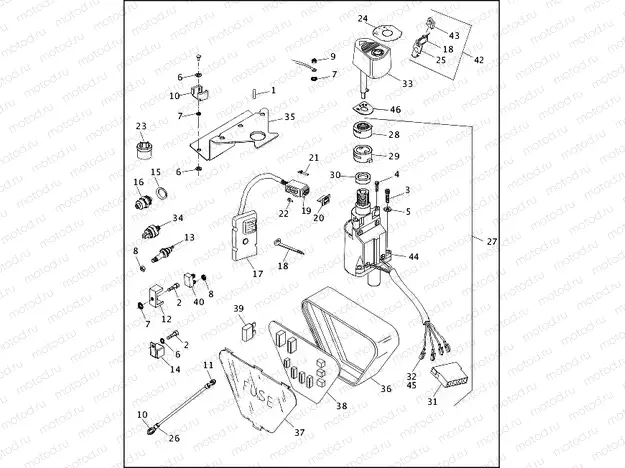 SWITCHES & CIRCUIT BREAKERS - FLHTP (2 OF 2)