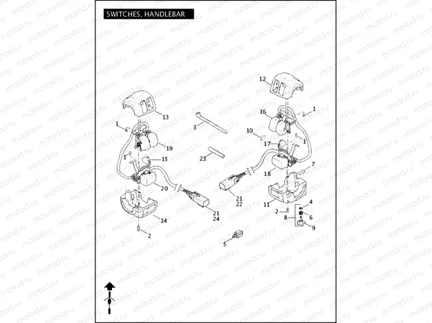 SWITCHES, HANDLEBAR