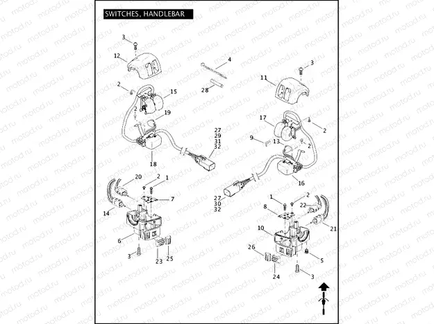 SWITCHES, HANDLEBAR