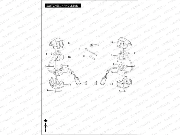 SWITCHES, HANDLEBAR