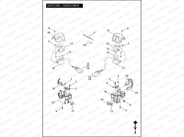 SWITCHES, HANDLEBAR