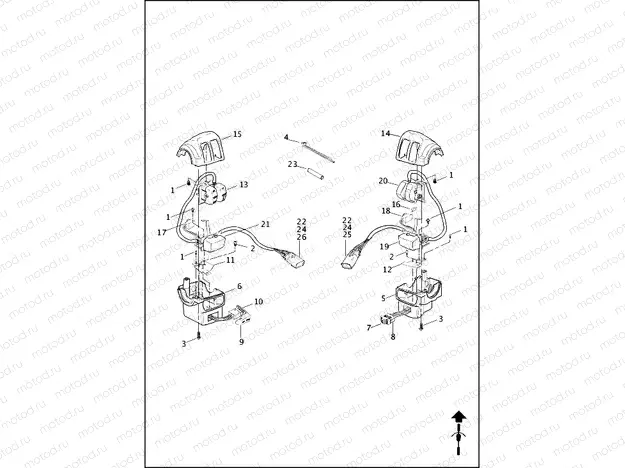 SWITCHES, HANDLEBAR