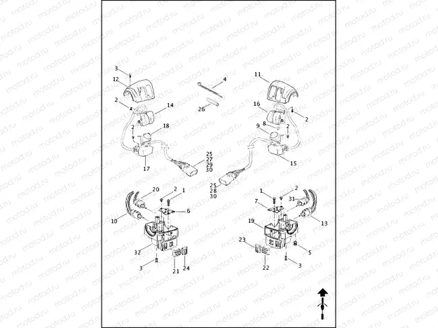 SWITCHES, HANDLEBAR