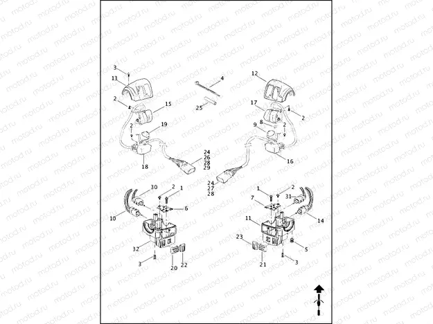 SWITCHES, HANDLEBAR