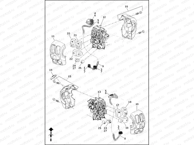 SWITCHES, HANDLEBAR