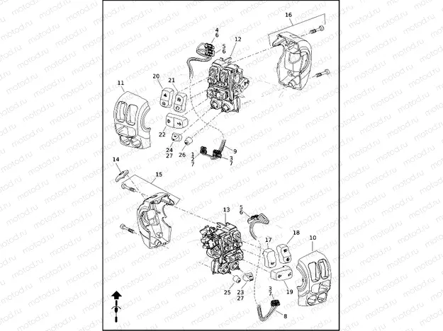 SWITCHES, HANDLEBAR