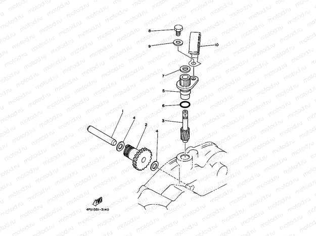 TACHOMETER ZAHNRAD