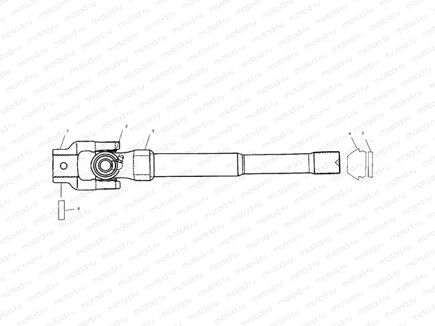 TAIL DRIVE SHAFT - A99RF50AA (4946494649B007) | TAIL DRIVE SHAFT - A99RF50AA (4946494649B007)