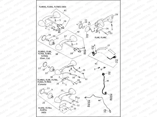 TAIL LAMP AND TURN SIGNALS, REAR (2 OF 2)