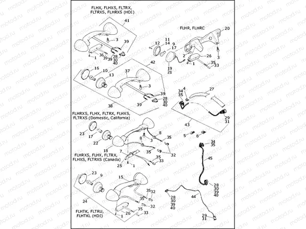 TAIL LAMP AND TURN SIGNALS, REAR (2 OF 3)